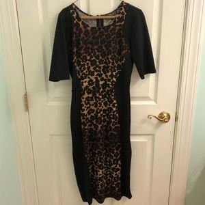 Leonard Print Knee-length Dress